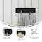 Flash Furniture 24" Black Wall Mount Coat Rack with Hooks HFKHD-GDI-CRE8-432315-GG - alternate 5